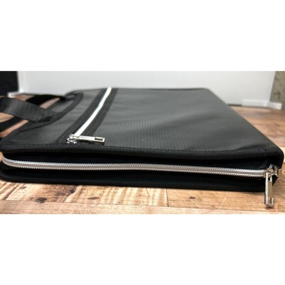 Professional Black Expandable Document Organizer With Zipper Closure - Picture 3 of 6